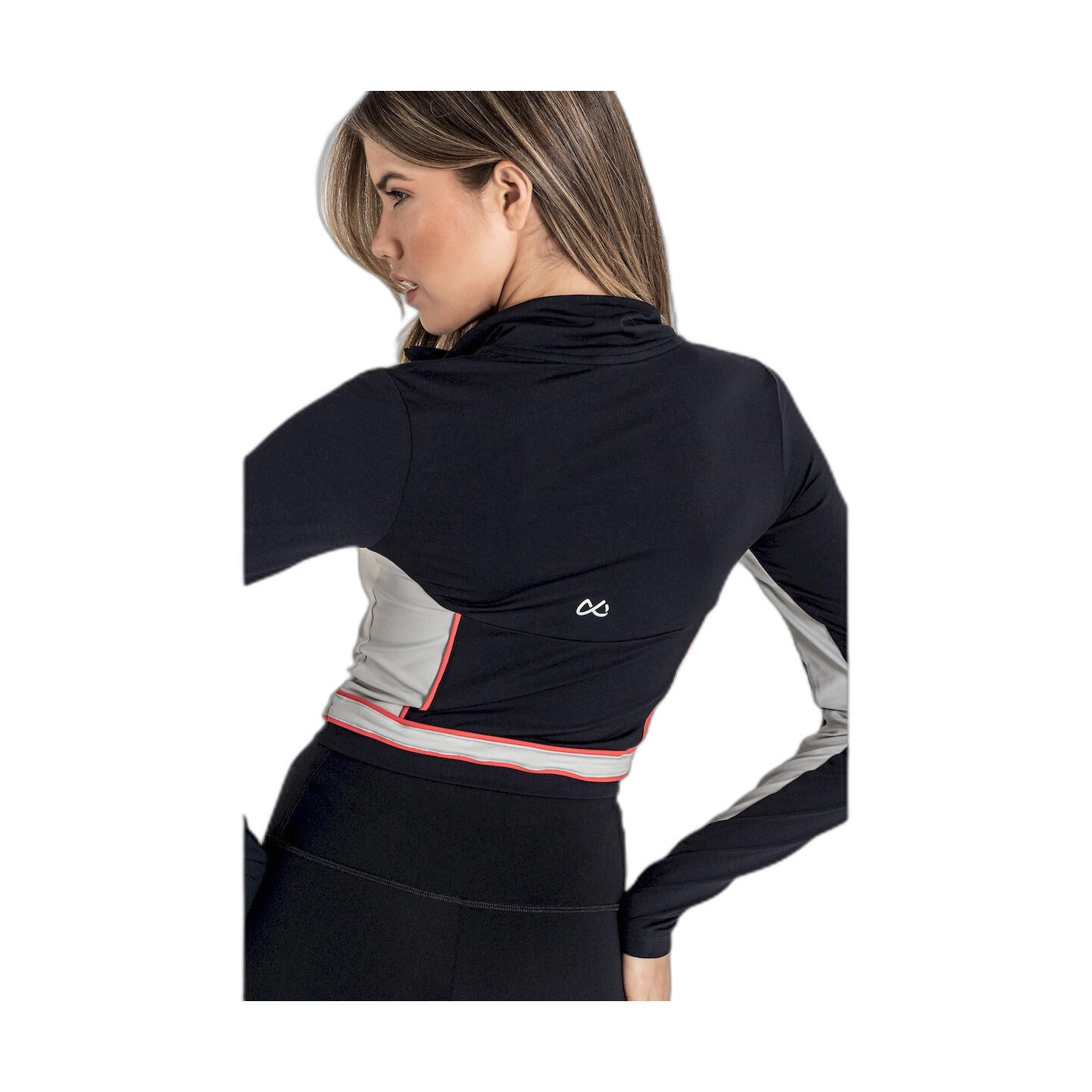 Felpa corta nera Ditchil donna 6/7