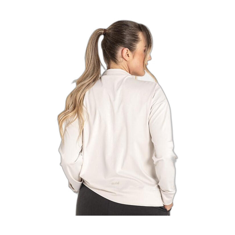 Sudadera Fitness Mujer Ditchil Sweat Astrale Crema 5/7