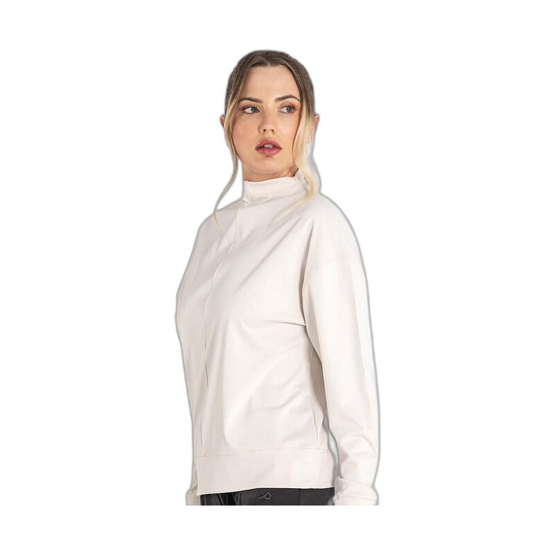 Sudadera Fitness Mujer Ditchil Sweat Astrale Crema 4/7