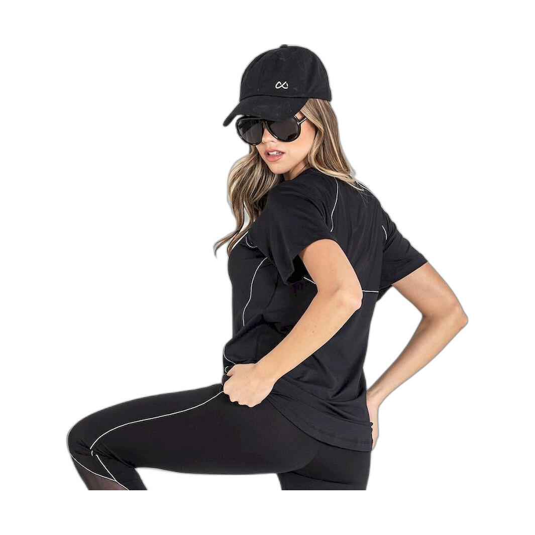 Camiseta Fitness Mujer Ditchil Avis Negro 3/7
