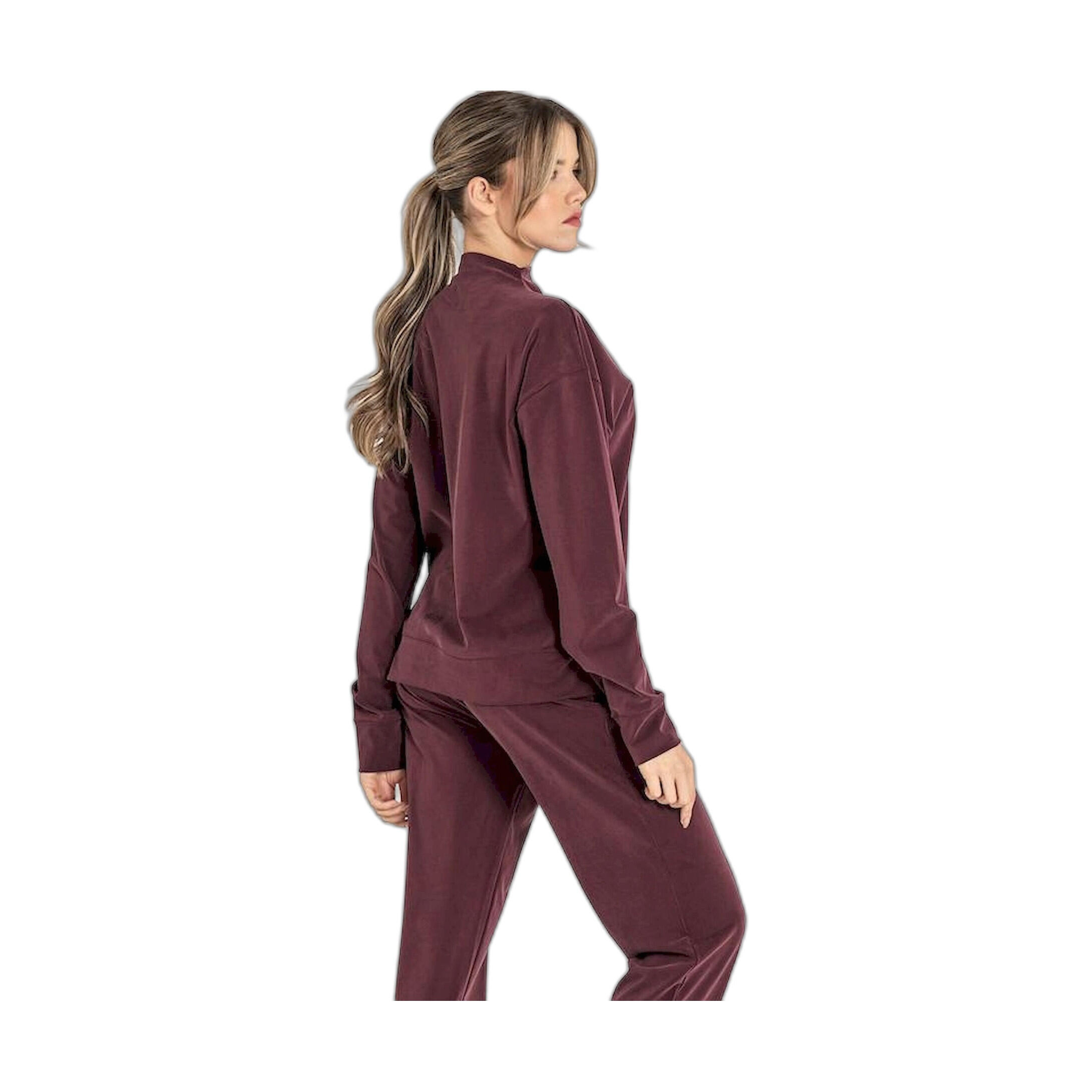 Sudadera Fitness Mujer Ditchil Sweat Astrale Granate 3/7
