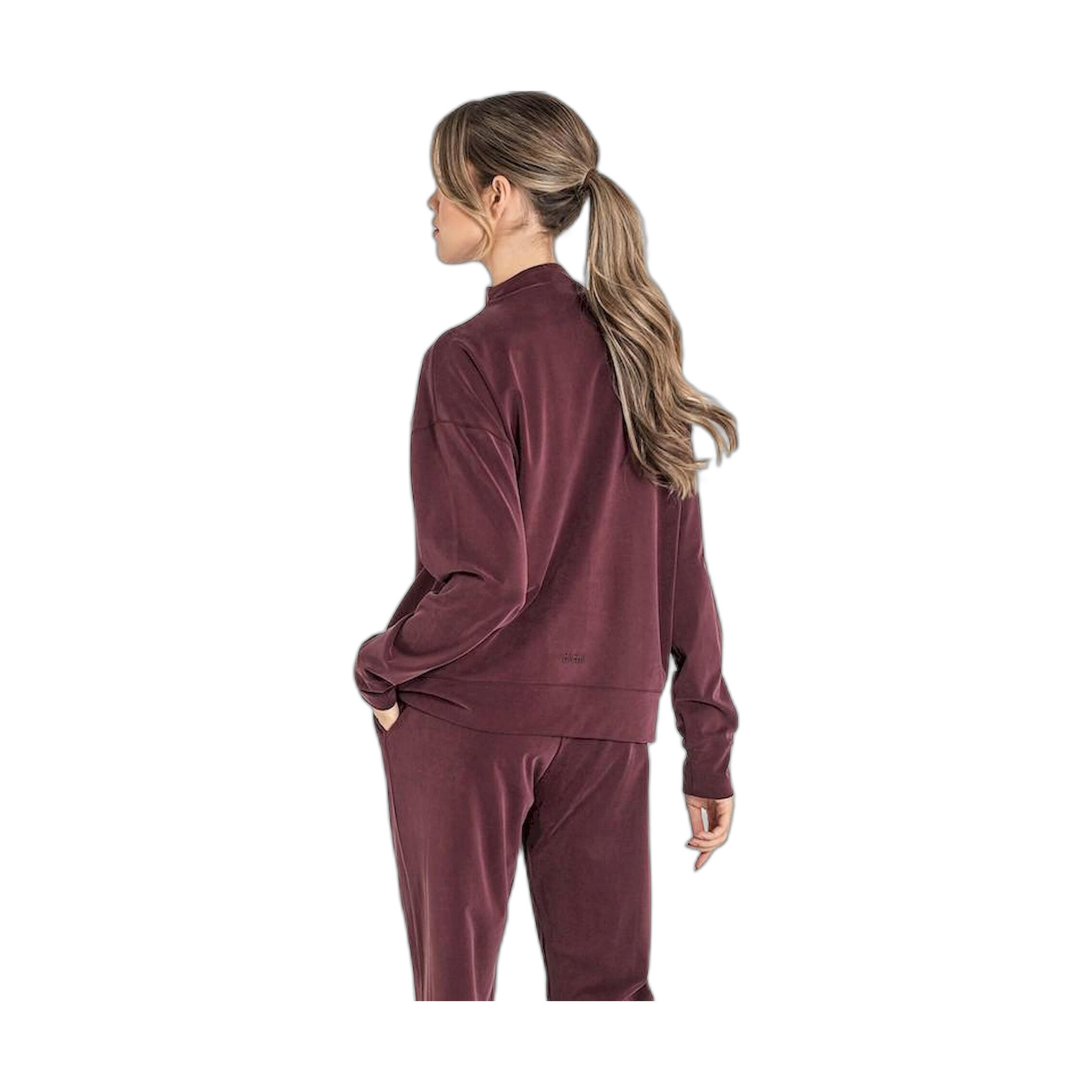 Sudadera Fitness Mujer Ditchil Sweat Astrale Granate 4/7