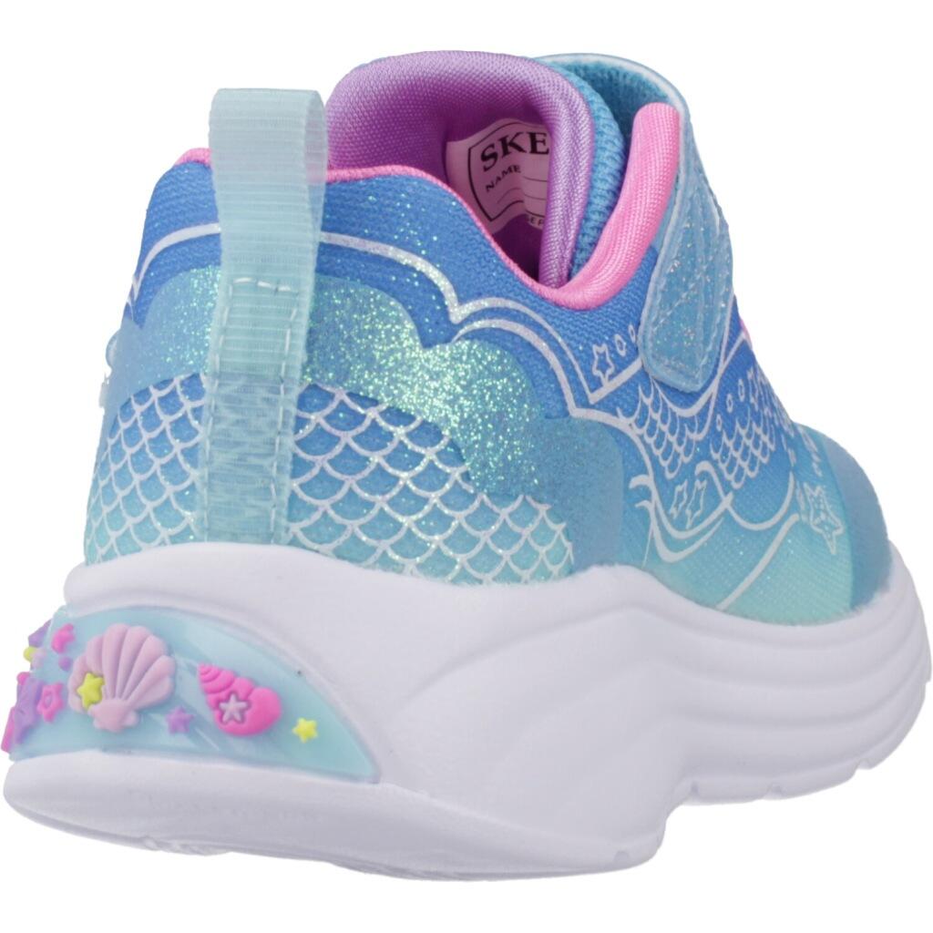 Calçado Skechers My Dreamers - Lil Mermaid, Azul, Crianças 3/5
