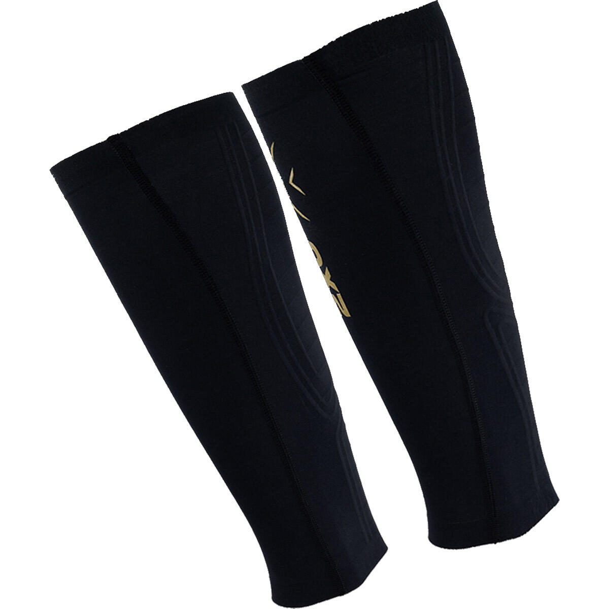 Light Speed Comp Calf Guards 2XU Negro 3/4