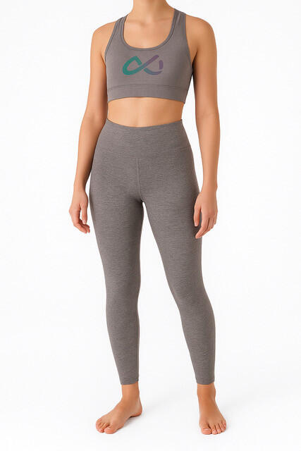 Top Fitness para Menina Ditchil Fever Cinza 2/6