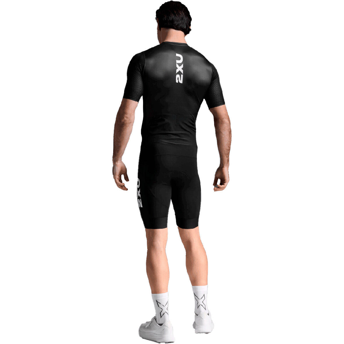 Aero Hex Sleeved Trisuit 2XU Negro 2/5