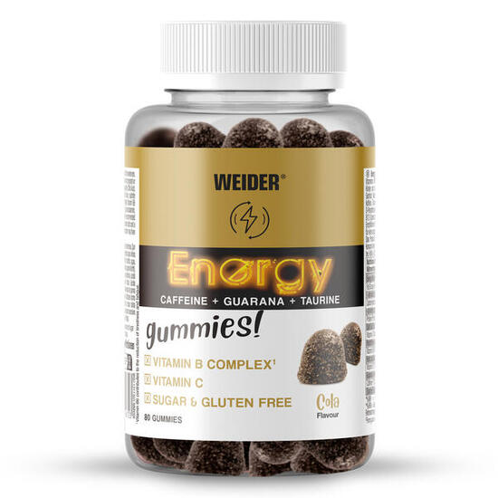 Weider Energy Gummies (80) Cola - Pre-Workout - Pre-Workout Booster