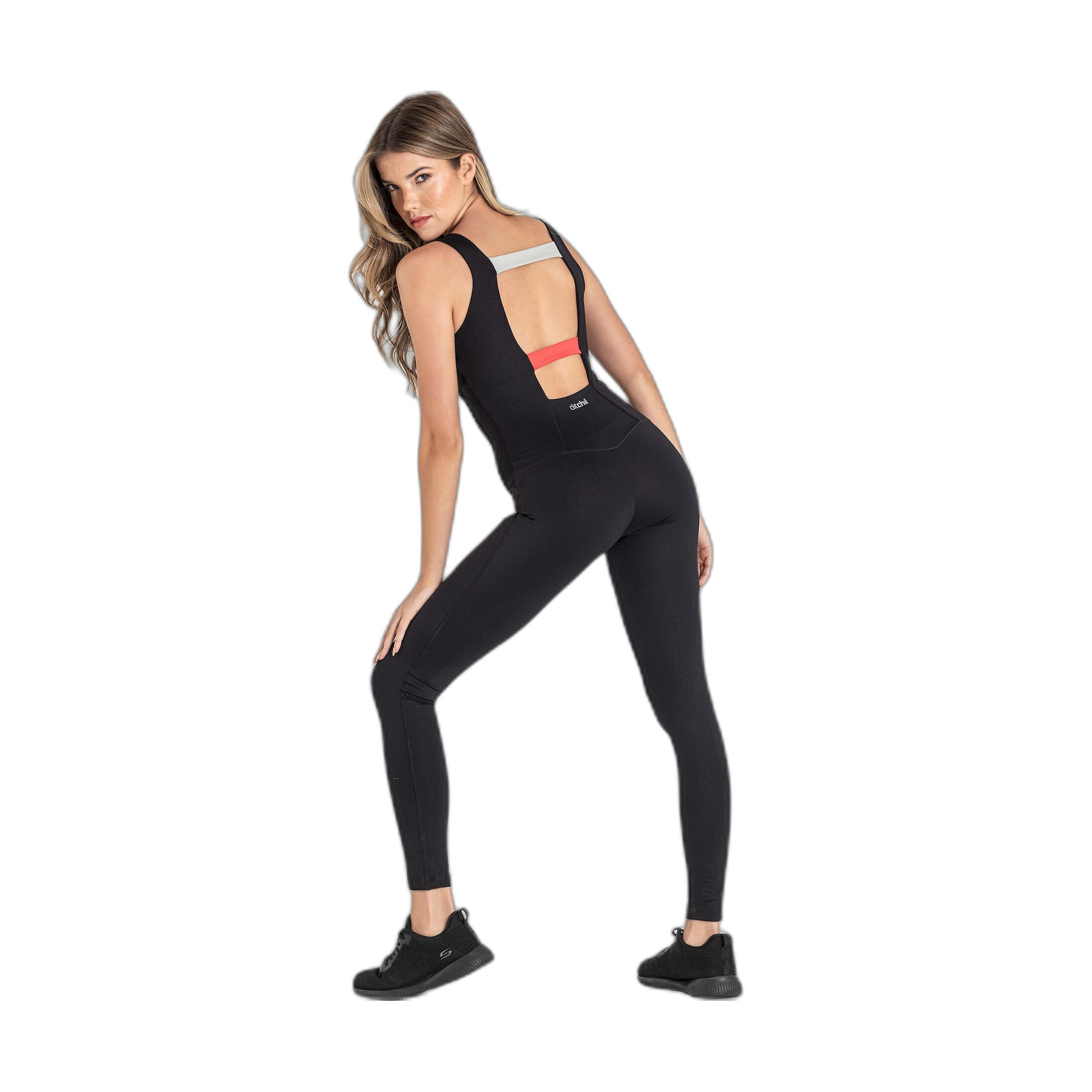 Macacão Fitness Mulher Ditchil Push Up Trix Preto 6/7