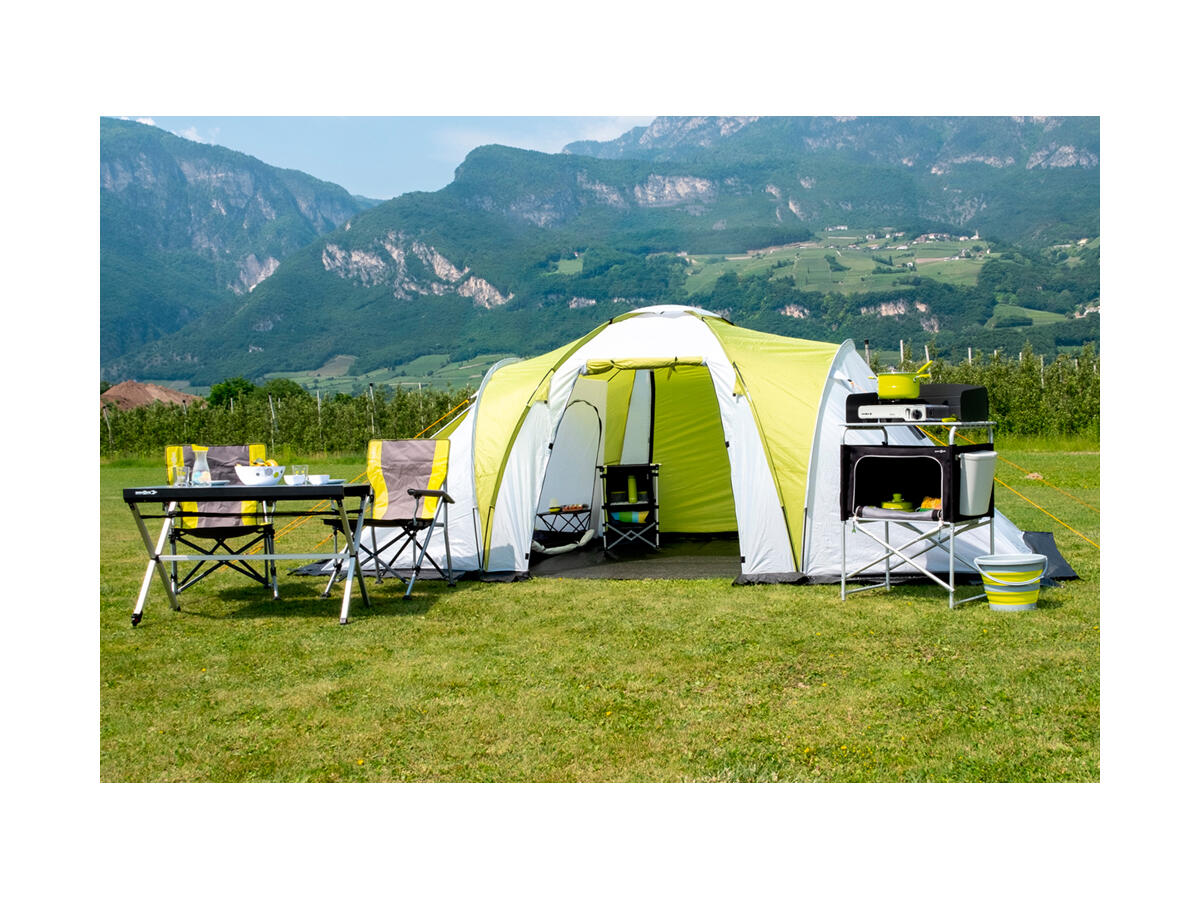 Camping Travel Cocina Snack Básico Mesa de Caja Armario Plegable Cortavientos 7/7