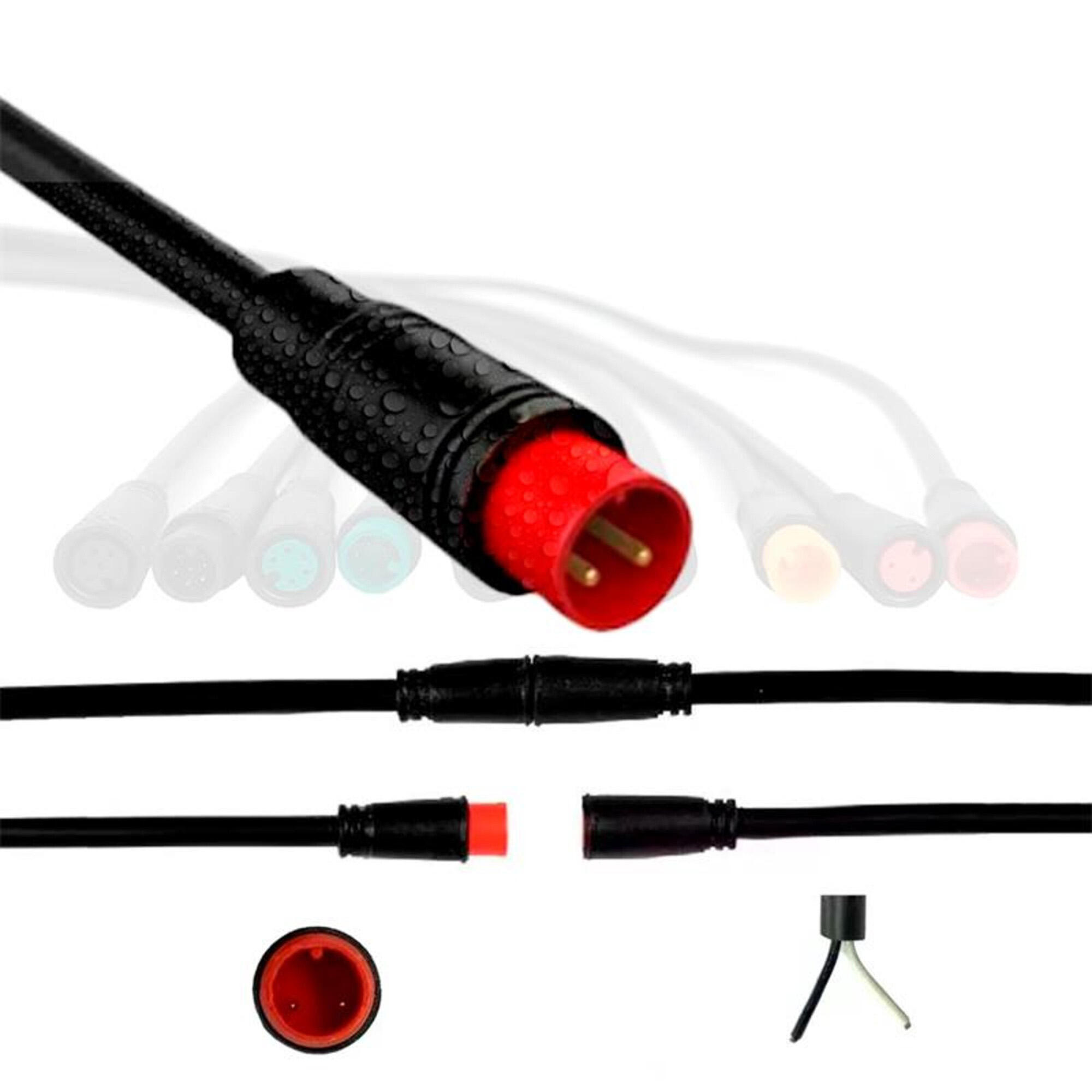 Conector waterproof 8mm 2 pin - 5M 1/4
