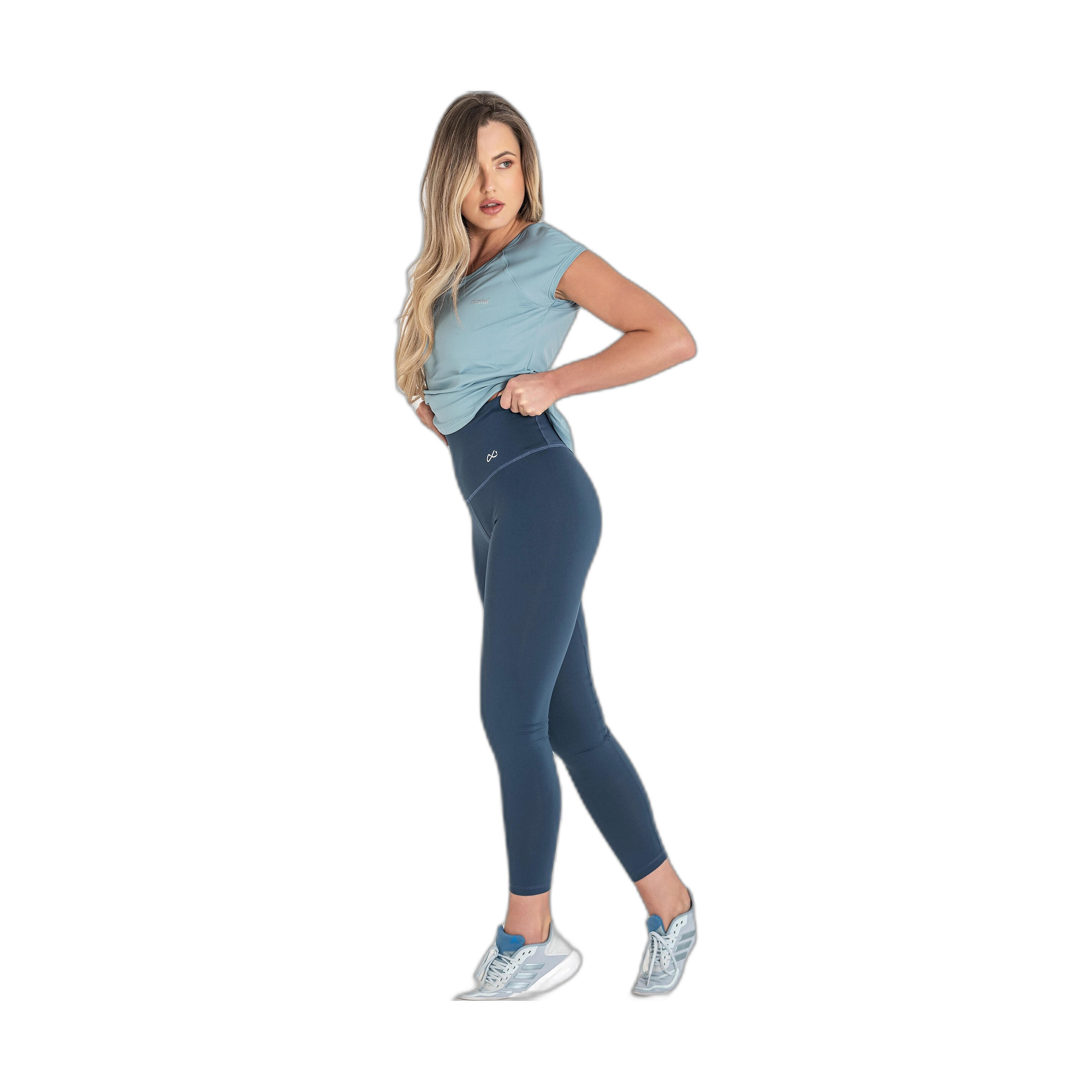 Leggings Fitness Mulher Ditchil Genuine Azul Escuro 4/7