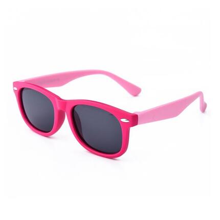 Lunettes de Soleil enfants en gel Sexton PK131-6 - PINK, taille 41 mm