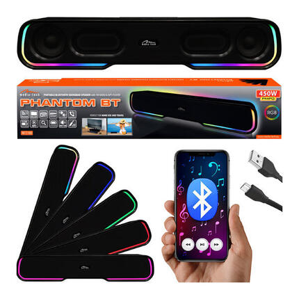 Głośnik soundbar MT3180 Media-Tech bluetooth fm mp3 rgb phantom bt gaming kolory