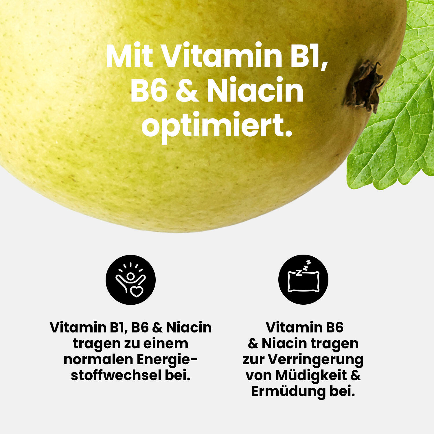 Vital Drink Zerop - Birne Melisse - 1000 ml Flasche 4/4