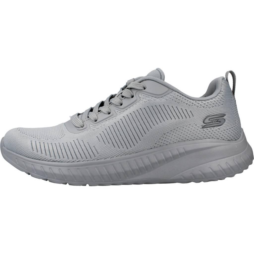 Baskets Skechers Bobs Squad Chaos-Face Off, Gris, Femmes 2/7