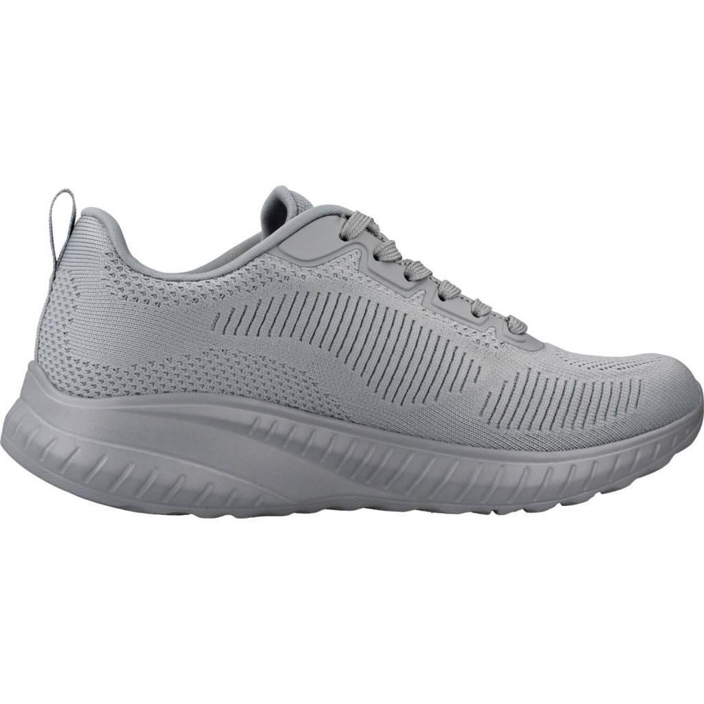 Baskets Skechers Bobs Squad Chaos-Face Off, Gris, Femmes 4/7