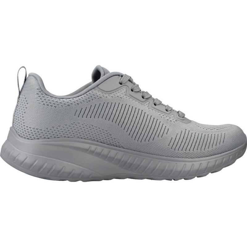 Pantofi sport femei Skechers Bobs Squad Chaos-Face Off, Gri