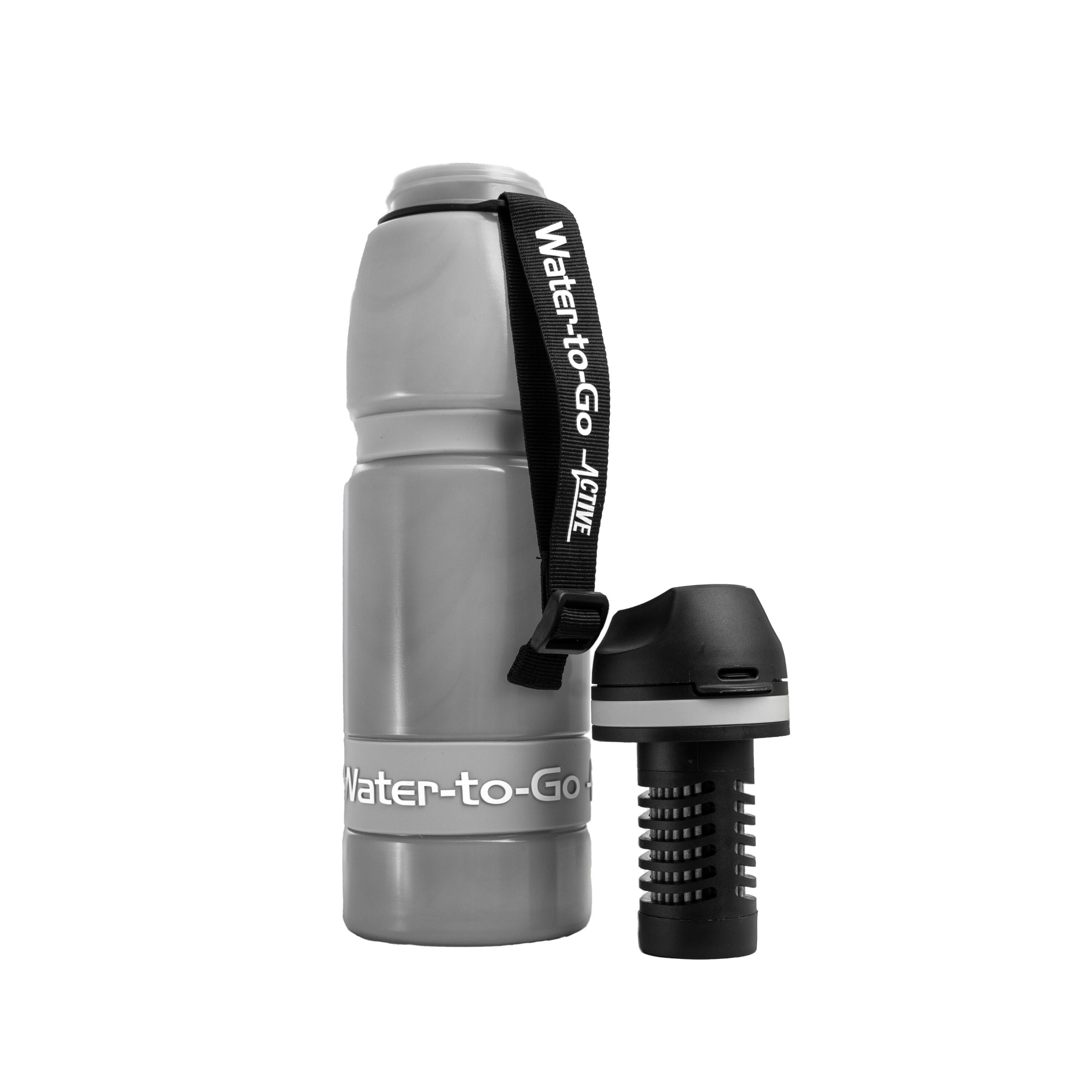 Drinkfles van 1,0 liter met filter Water-to-Go Active 100 Cloud-Silver 2/7