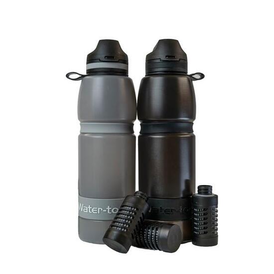 Gourde filtrante bactéries et virus ACTIVE 100 noire canne à sucre