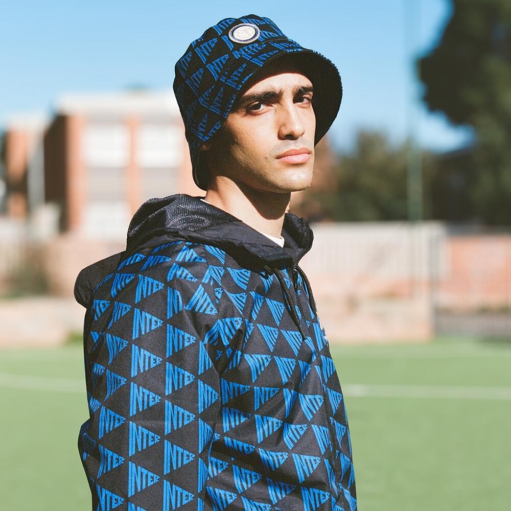 Chapéu Pescador - Adulto - All Over do FC Internazionale - Preto 2/6