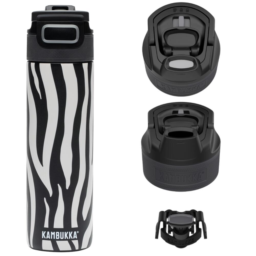 Termo Termoska Elton Insulated láhev 600 ml Zebra Jungle 3/6