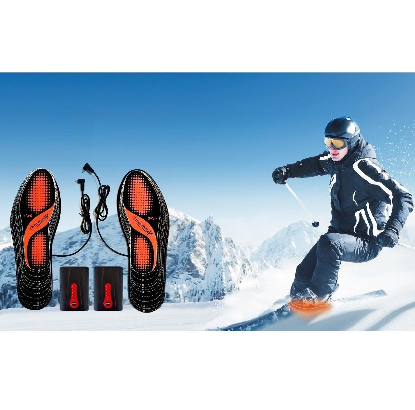 Semelles chauffantes infrarouges avec batterie 6/7