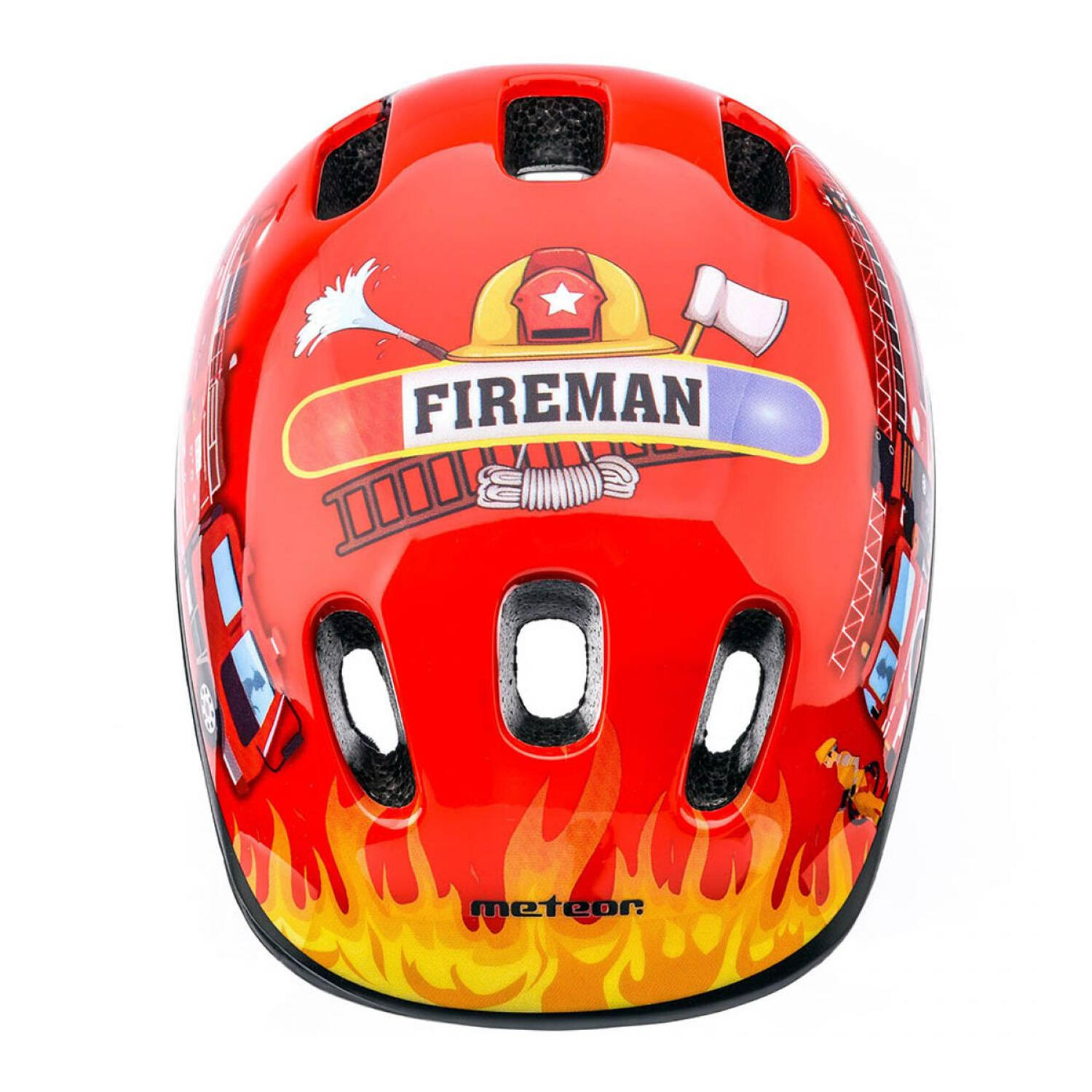Casque De Vélo Enfant (Noir / Rouge) 4/4