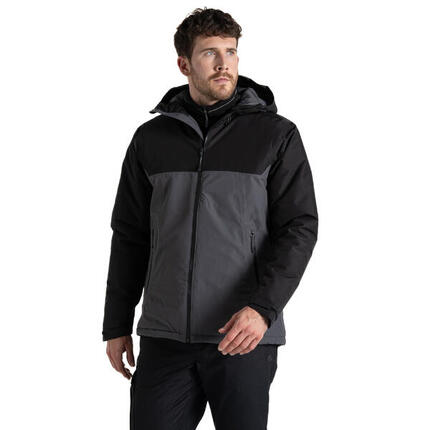 Veste Imperméable Isolante À Capuche EXPERT Homme (Gris / Noir)