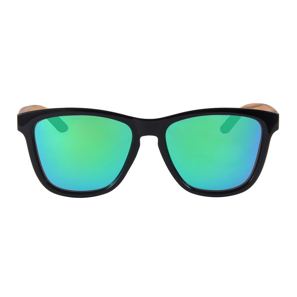 Lunettes de Soleil Fluor 1505M-1 Polarisées en Bois Unisexe 52 mm 2/3