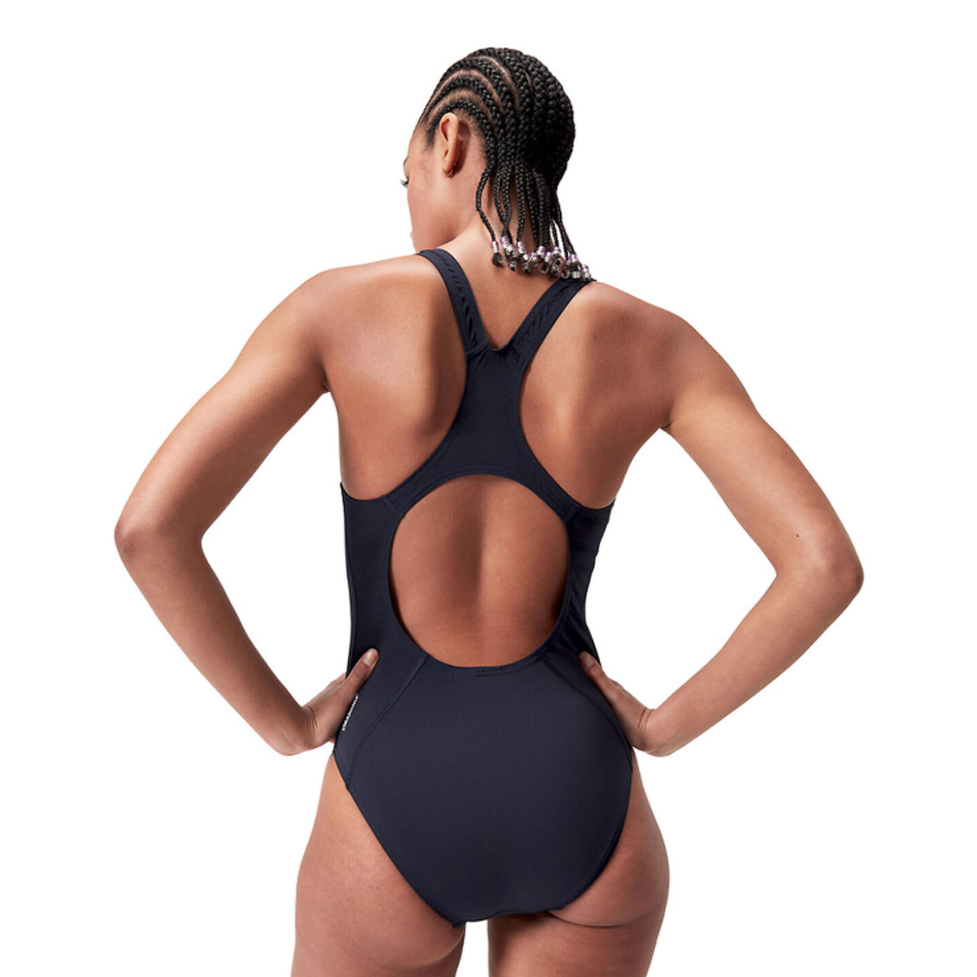 Maillot De Bain 1 Pièce MEDALIST Femme (Vrai Bleu Marine) 3/4