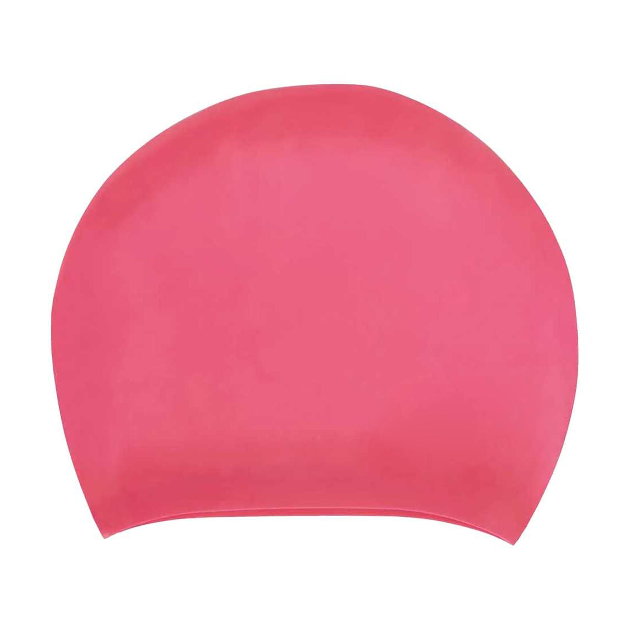 Cuffia Da Nuoto Adulto Unisex Speedo Long Hair Rosa Estatico 2/4