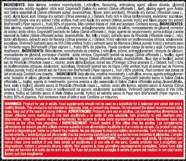 Bebida pre-entrenamiento Life Pro New Venom Non Stimulant Pre-workout 300g 2/5