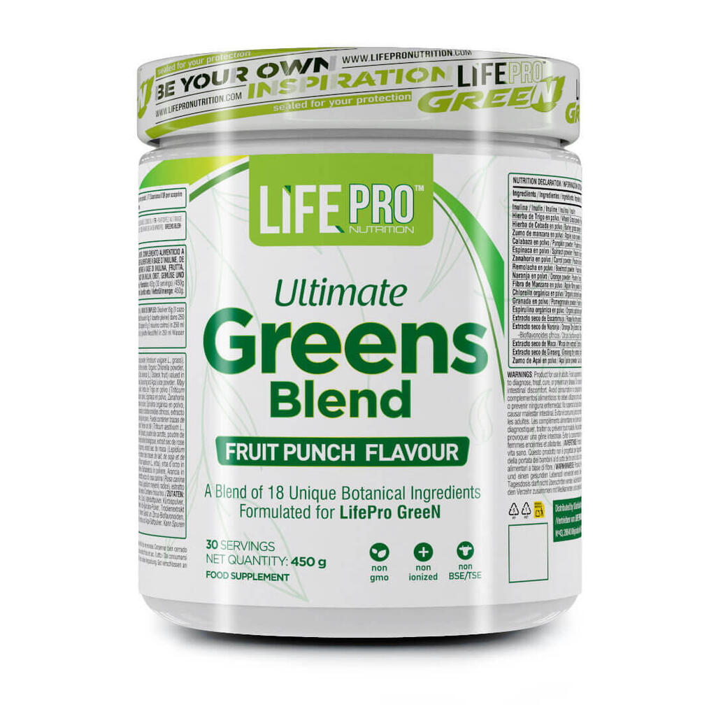 Ultimate Greens Blend - 450g LifePRO Fruit Punch