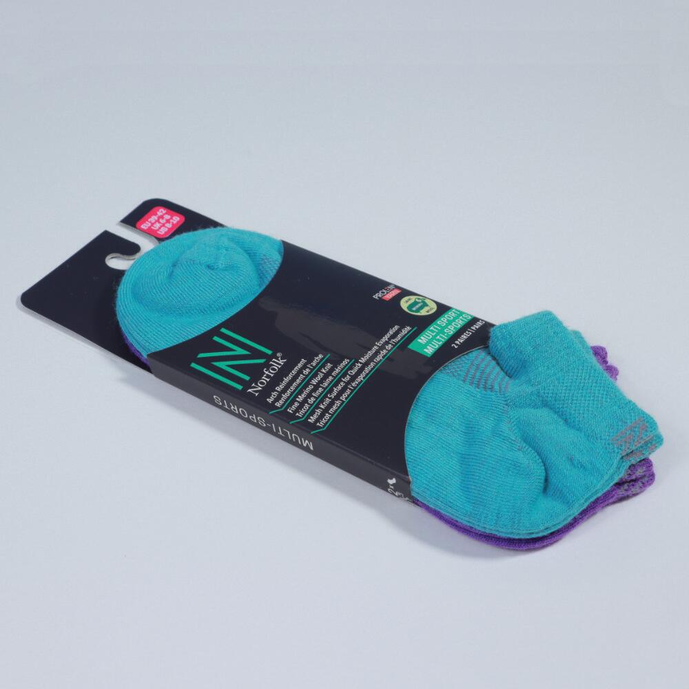 2 paires chaussettes laine mérinos -Anti-ampoules - Absorption rapide-Sheldon LC 2/2