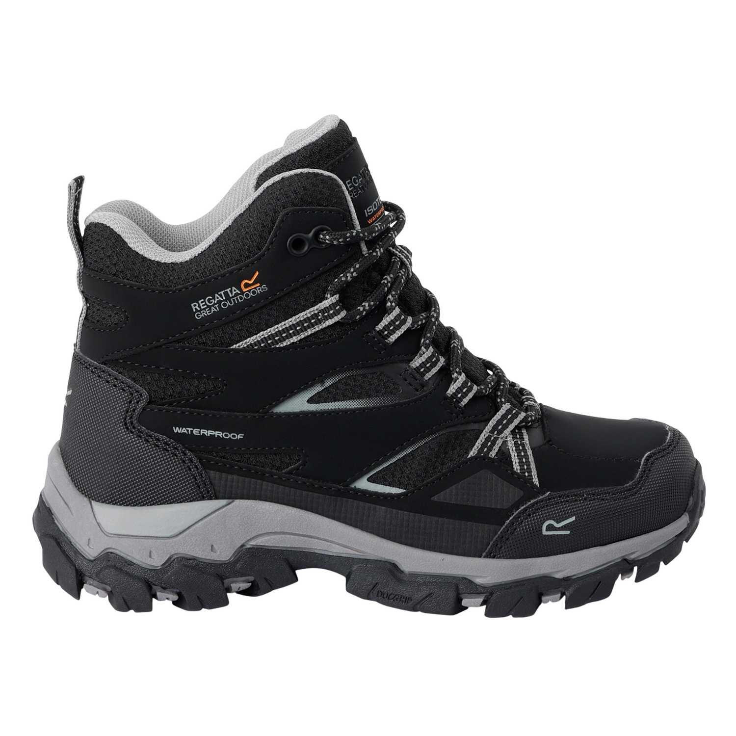 Wanderstiefel "Holcombe III" Kinder Schwarz/Stahlfarben 4/5