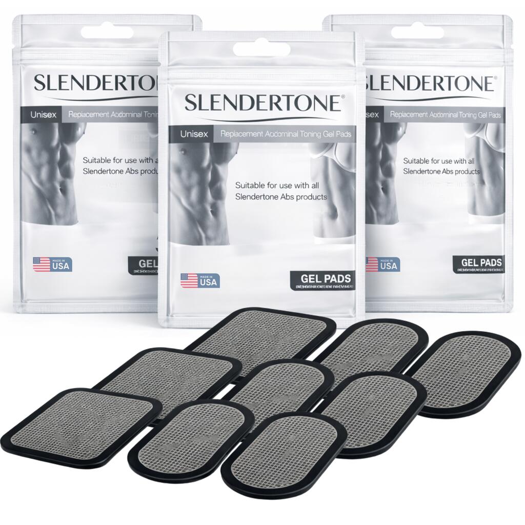 SLENDERTONE ABS BELT REPLACEMENT GEL PADS, TRIPLE VALUE PACK