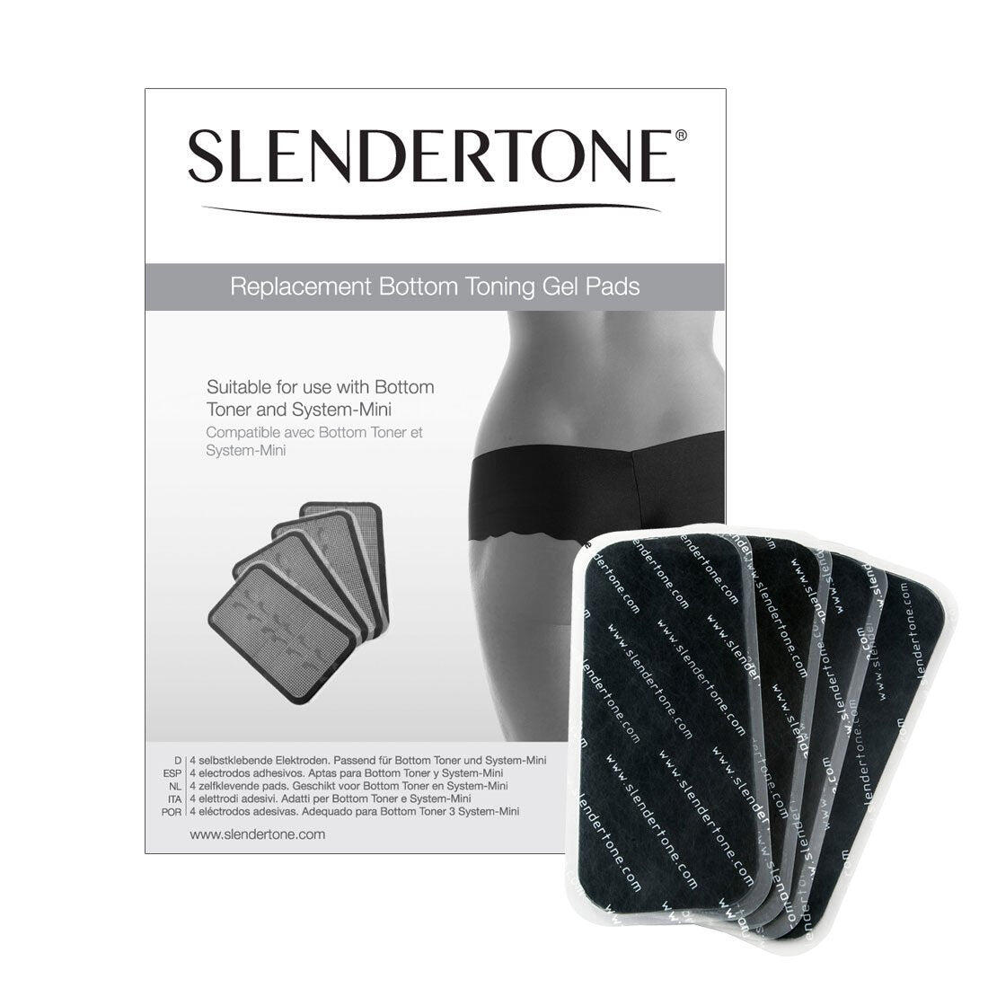 REPUESTO DE ELECTRODOS SLENDERTONE BOTTOM TONER, CADA 20-30 USOS 2/2