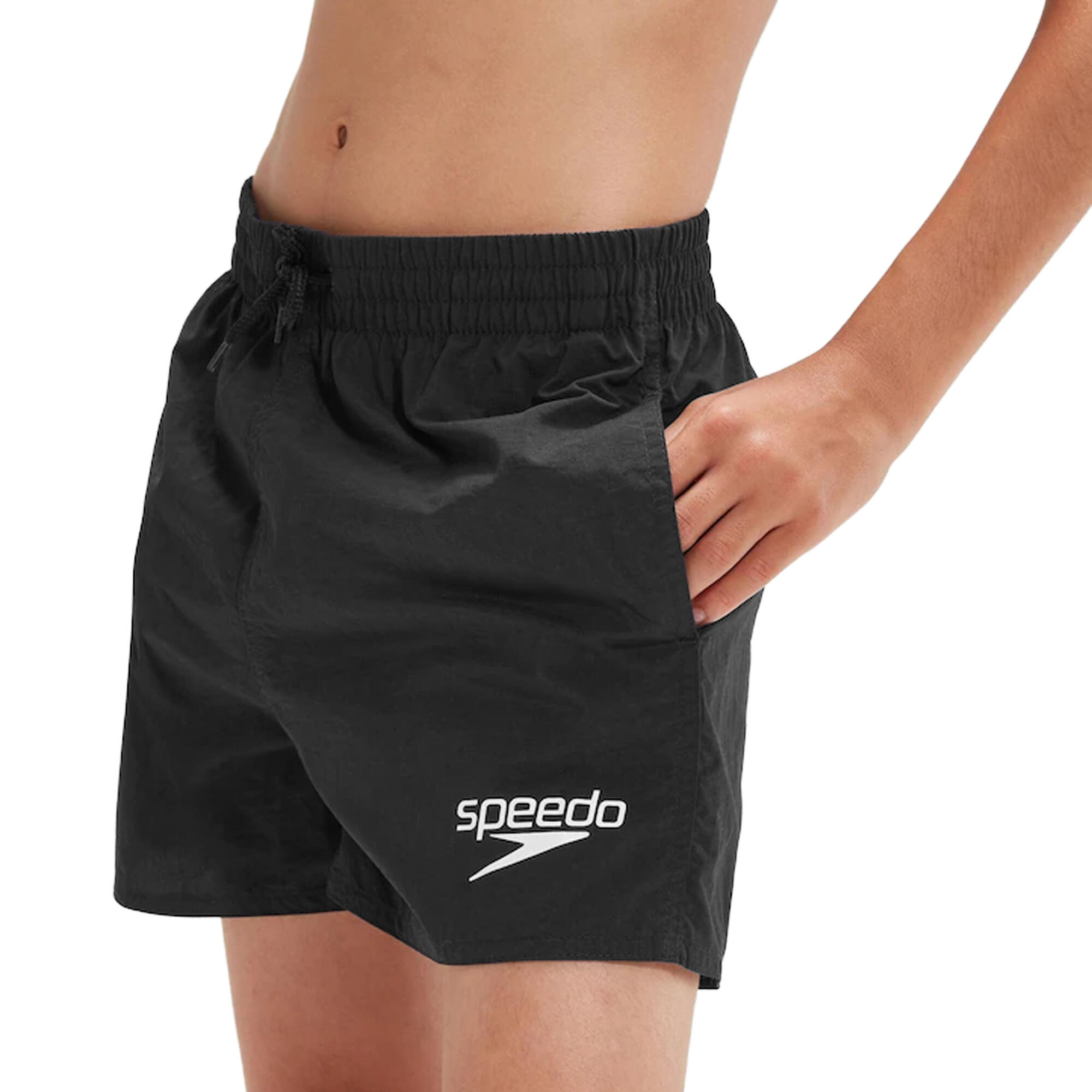 "Essential" Badeshorts für Kinder Schwarz 4/4