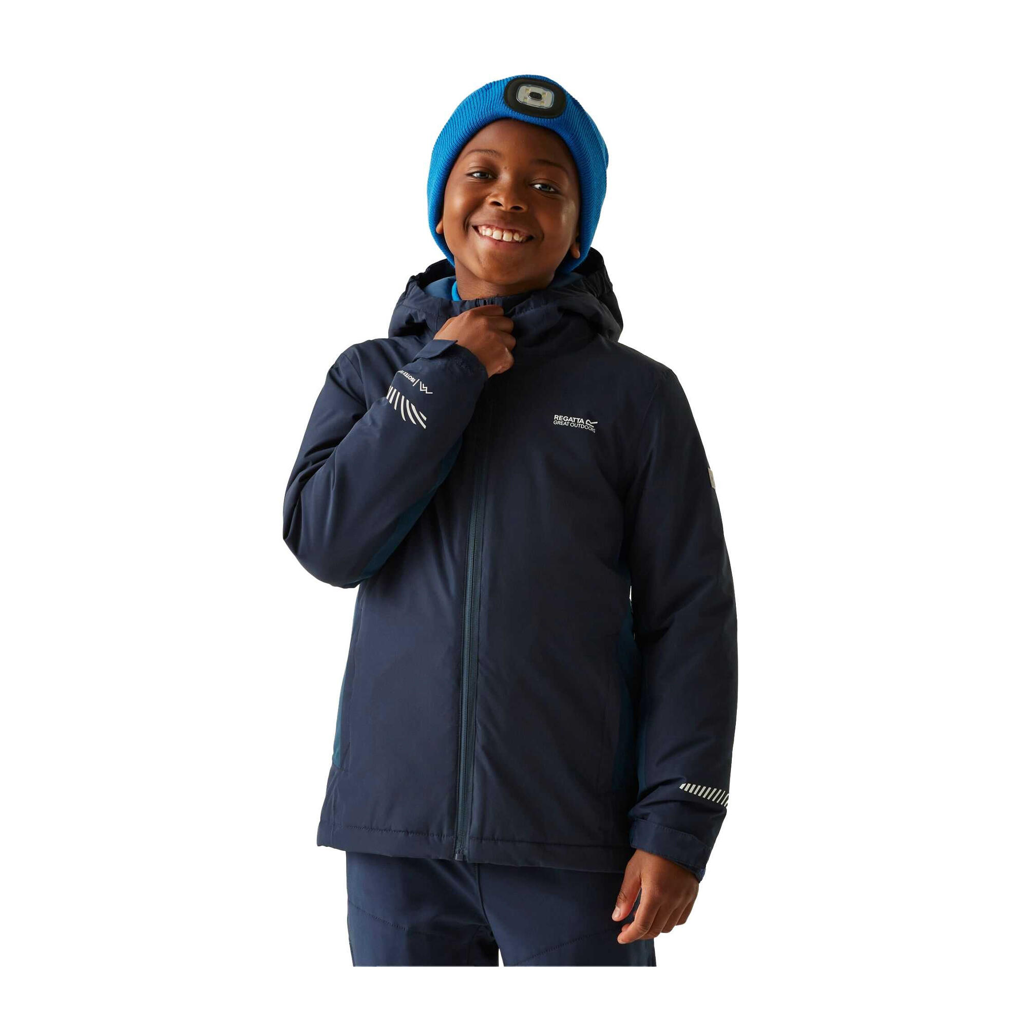 Veste Imperméable Isolante HURDLE Enfant (Bleu Marine / Bleu Nuit) 4/5