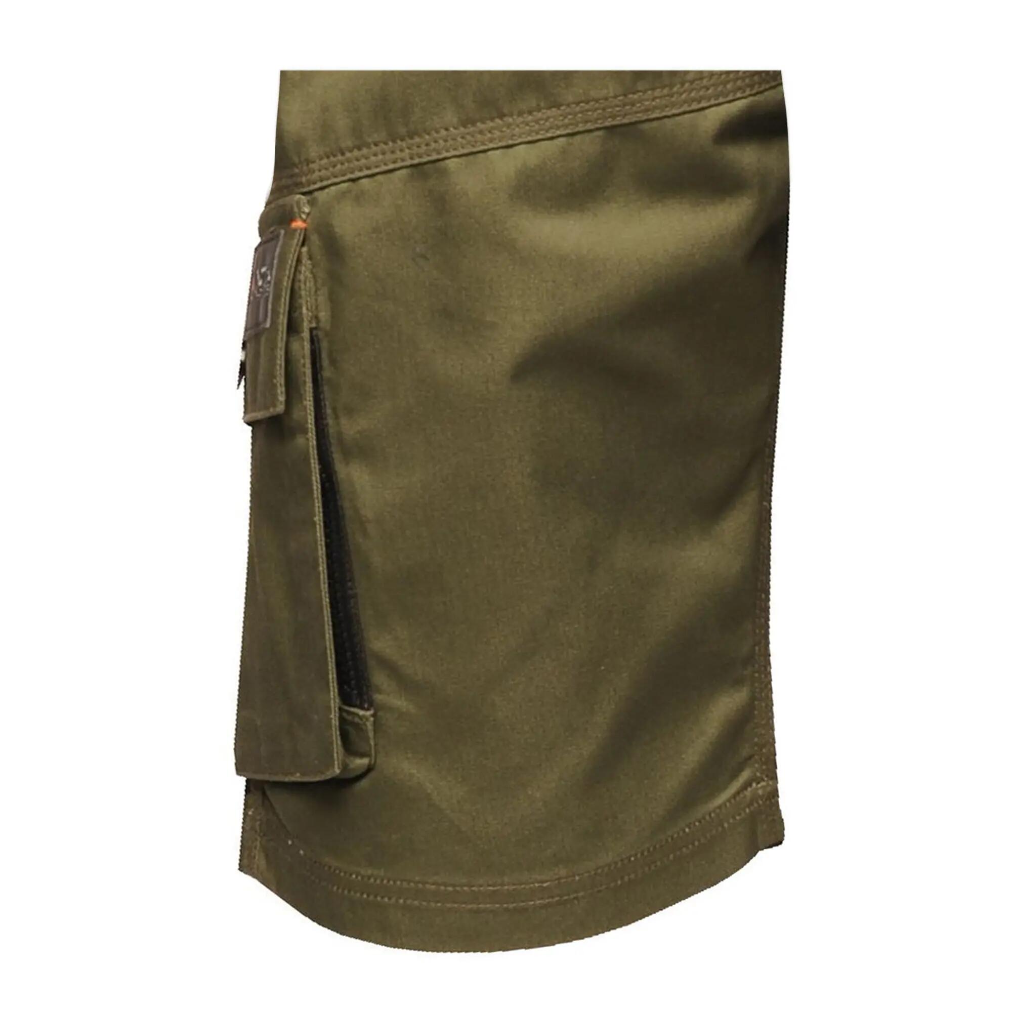 Mens Heroic Cargo Shorts (Dark Khaki) 3/4