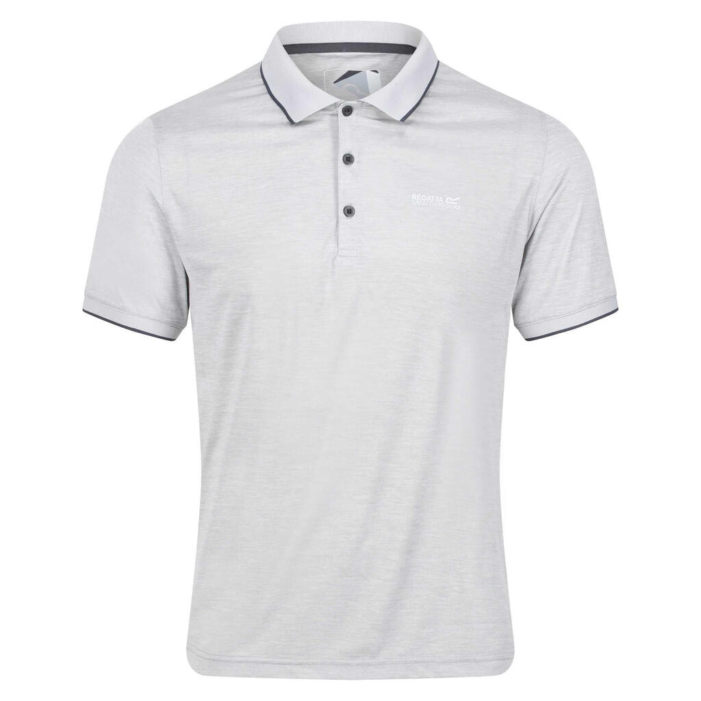 Mens Remex II Jersey Polo Shirt (Silver Grey)