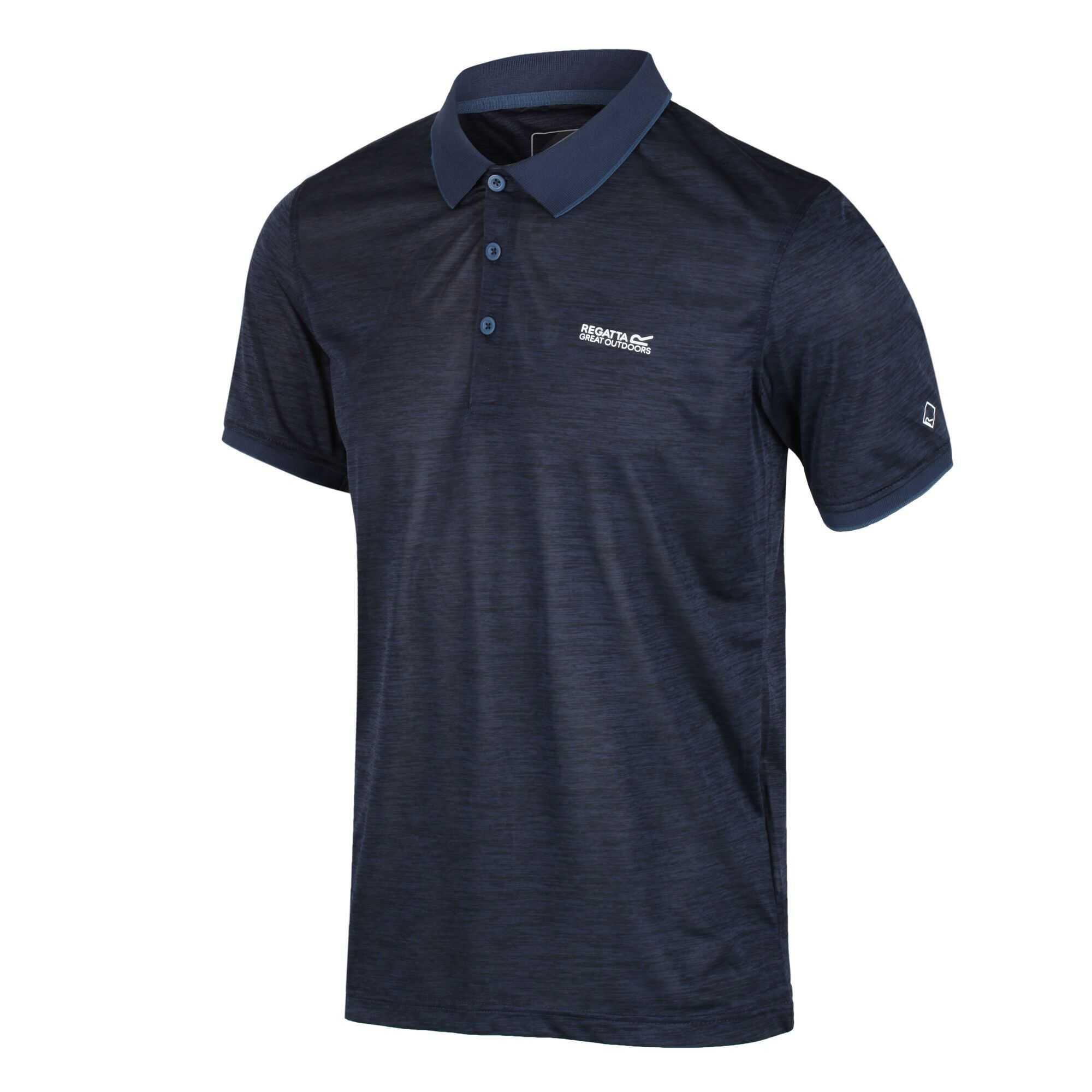 Mens Remex II Jersey Polo Shirt (Navy) 3/5
