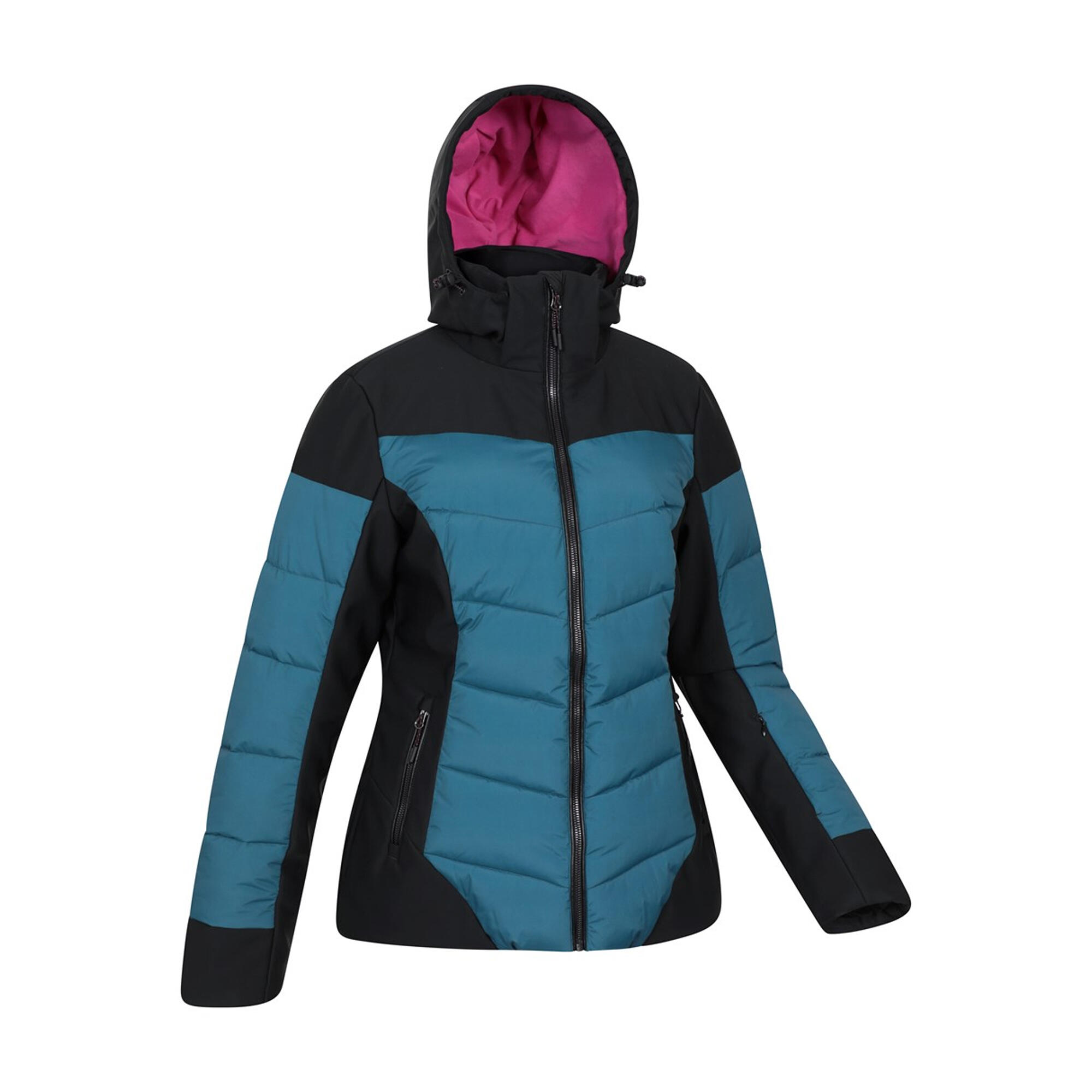 Blouson De Ski RESORT Femme (Vert Foncé) 3/4