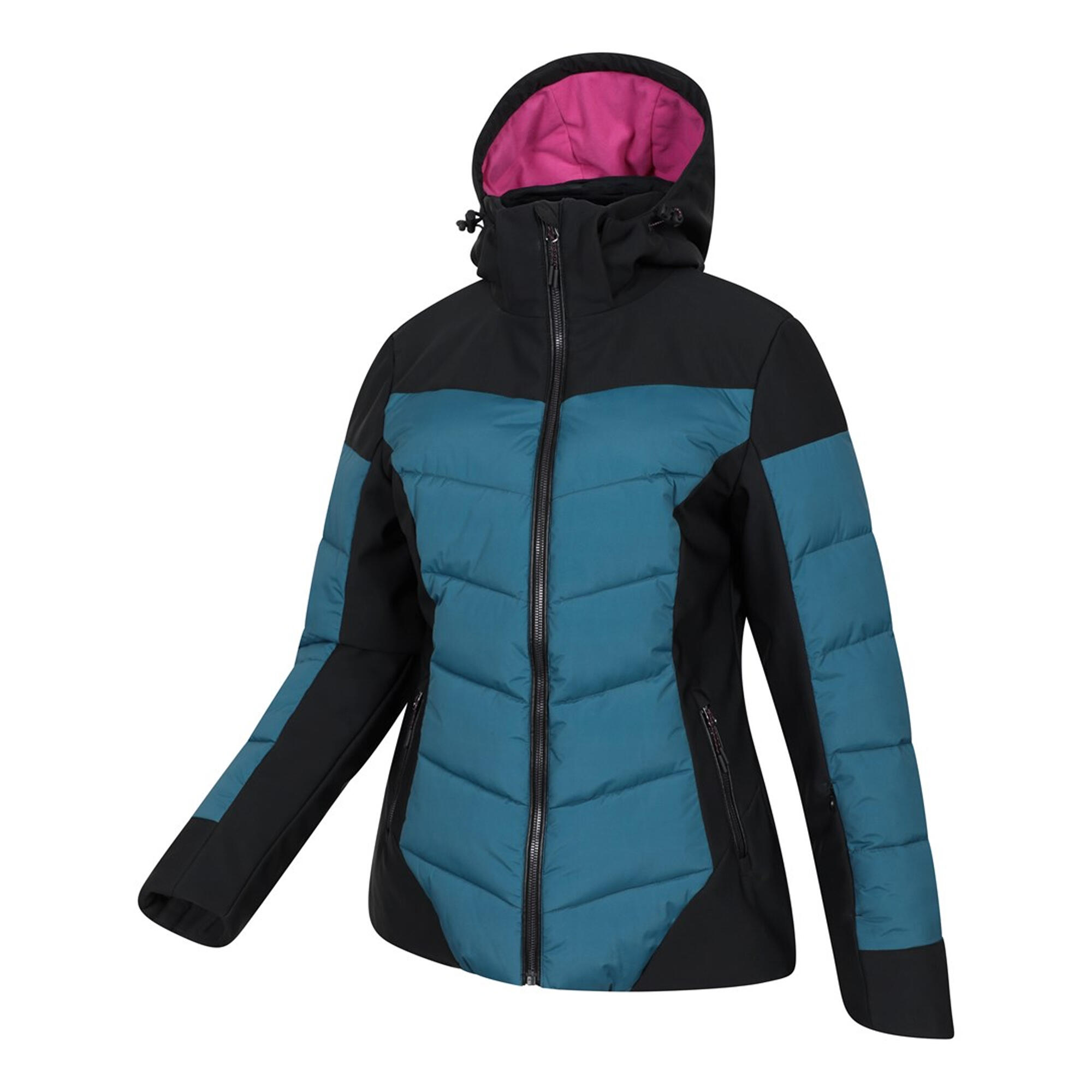 Blouson De Ski RESORT Femme (Vert Foncé) 4/4