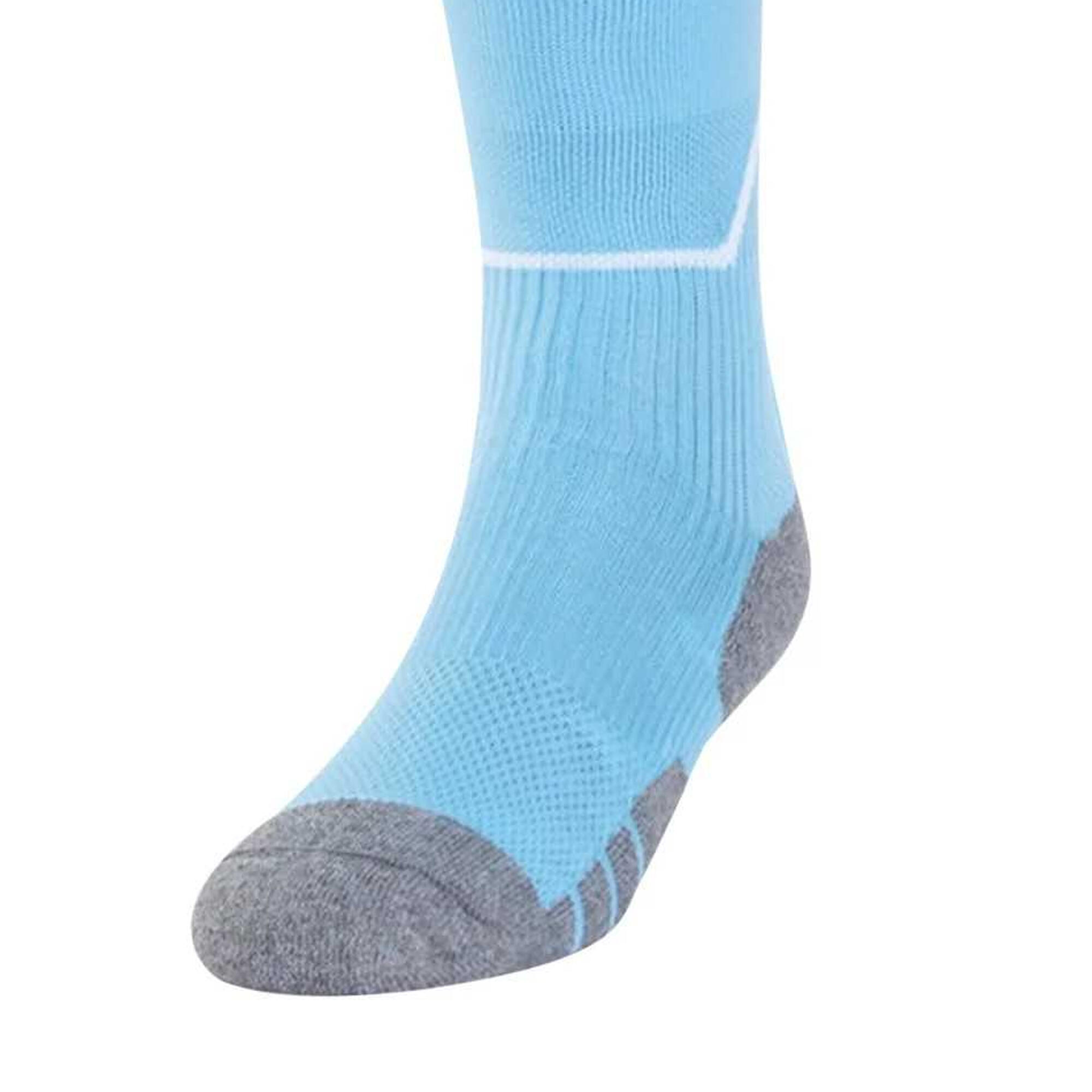 "Diamond" Fußballsocken Herren Himmelblau/Weiß 4/4