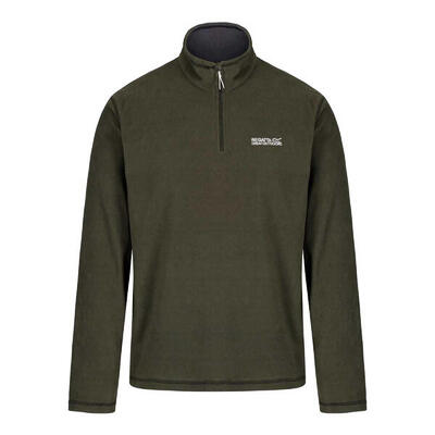 Geweldig voor buiten heren thompson half zip fleece sweater (donkergrijs)