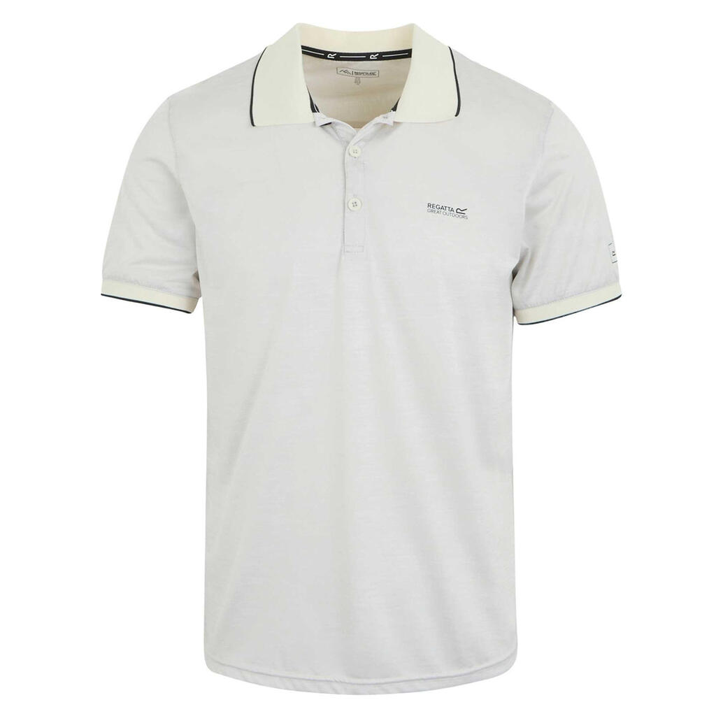 Mens Remex II Jersey Polo Shirt (Stone White)