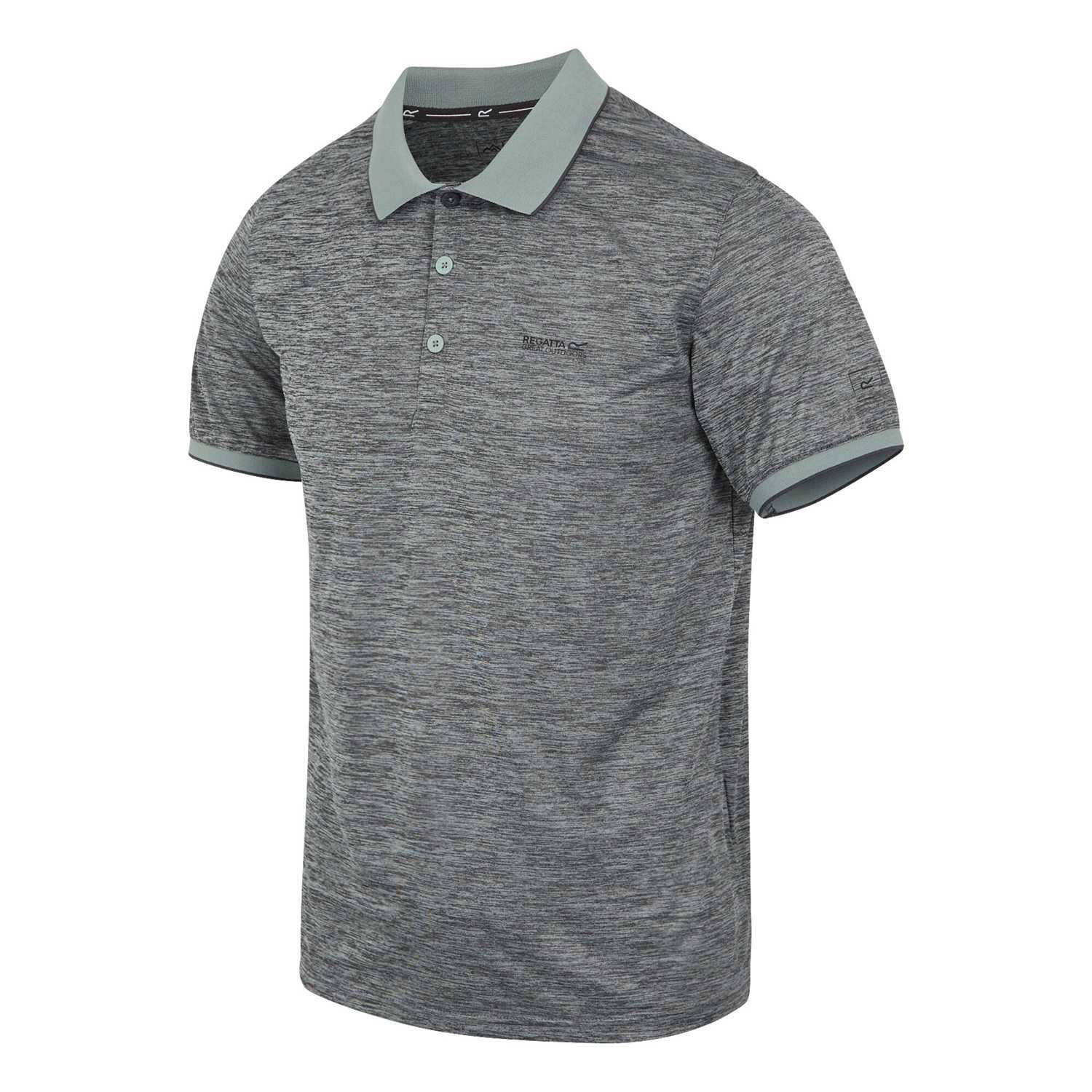 Poloshirt Remex II kurzärmlig Herren Gletscher 3/4