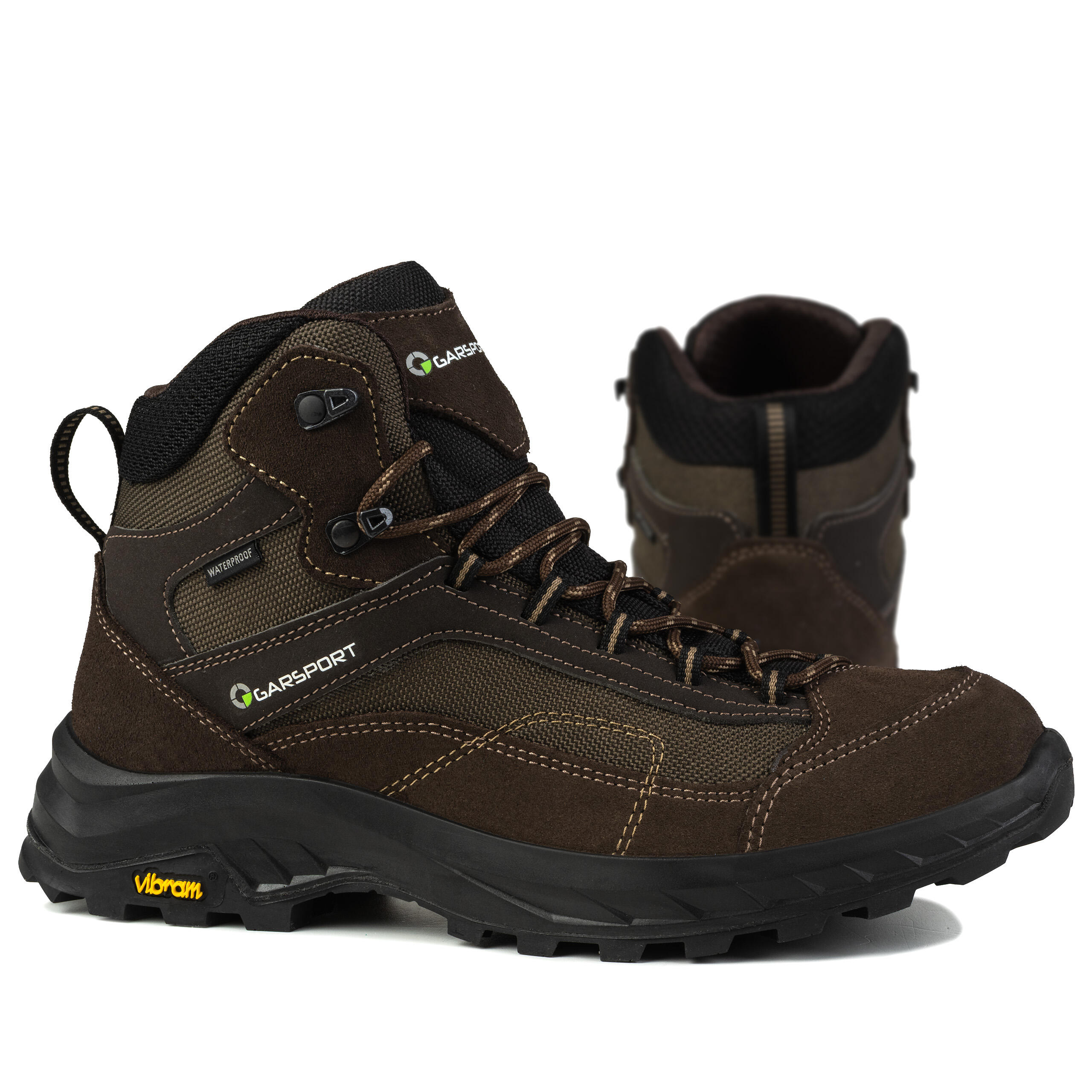 Scarponi Trekking Garsport Avereau Mid Impermeabili Marrone 7/7