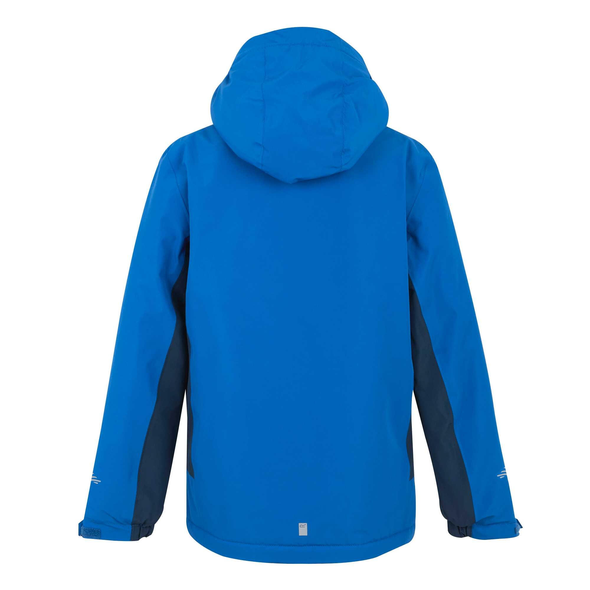 Veste Imperméable Isolante HURDLE Enfant (Bleu Plongée / Bleu Sarcelle Foncé) 2/5